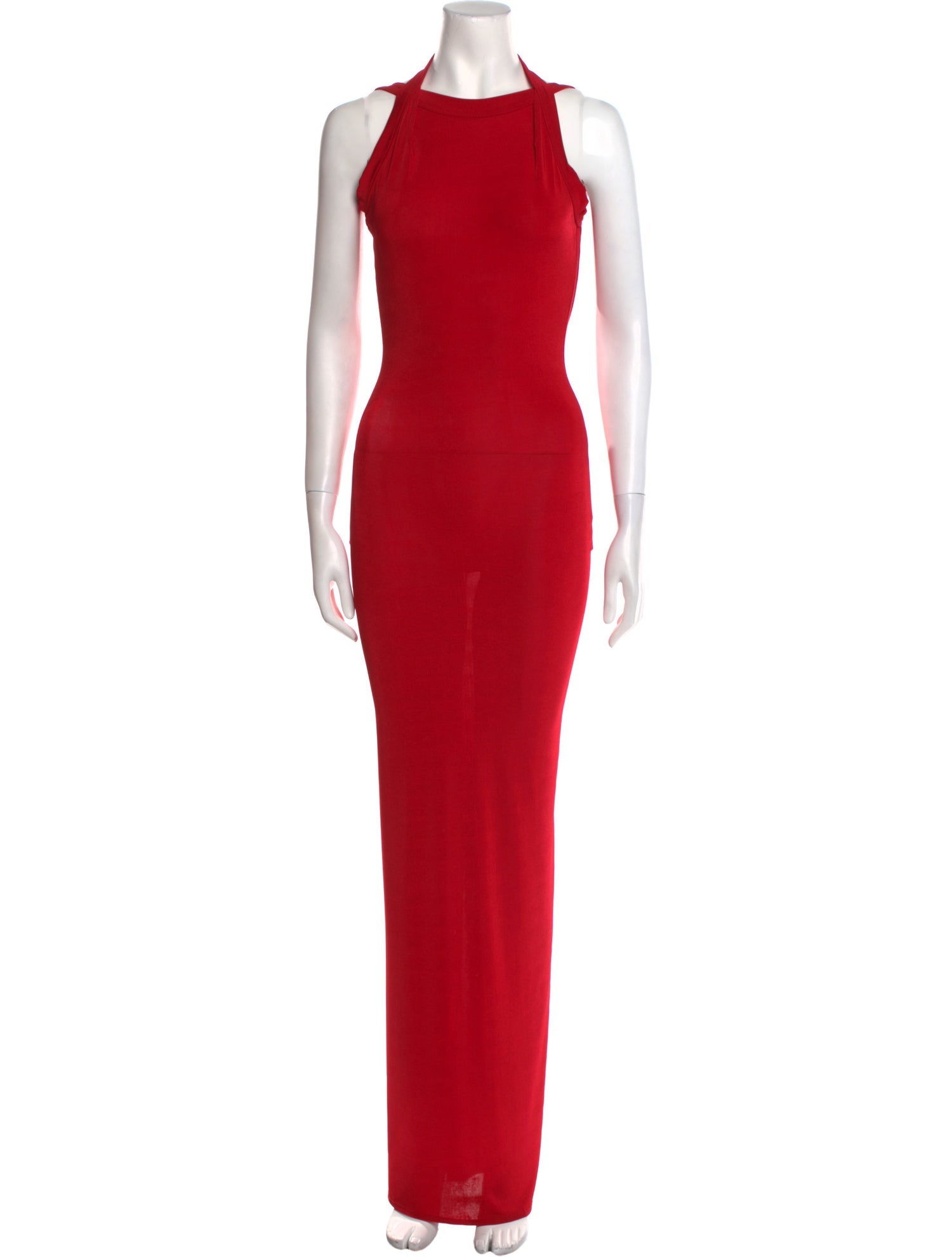 Kwame Adusei Square Neckline Long Dress