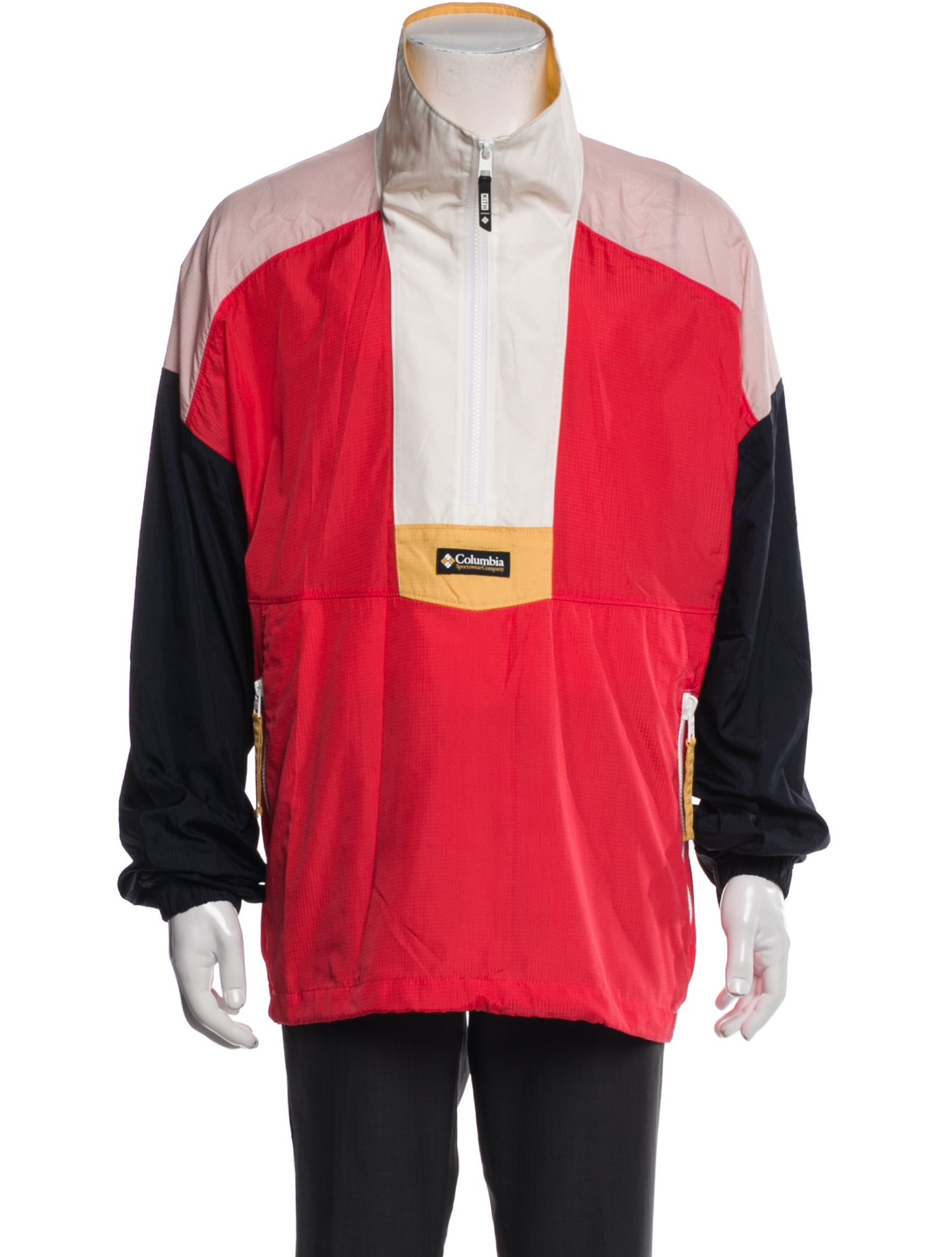 Kith x Columbia Colorblock Pattern Windbreaker