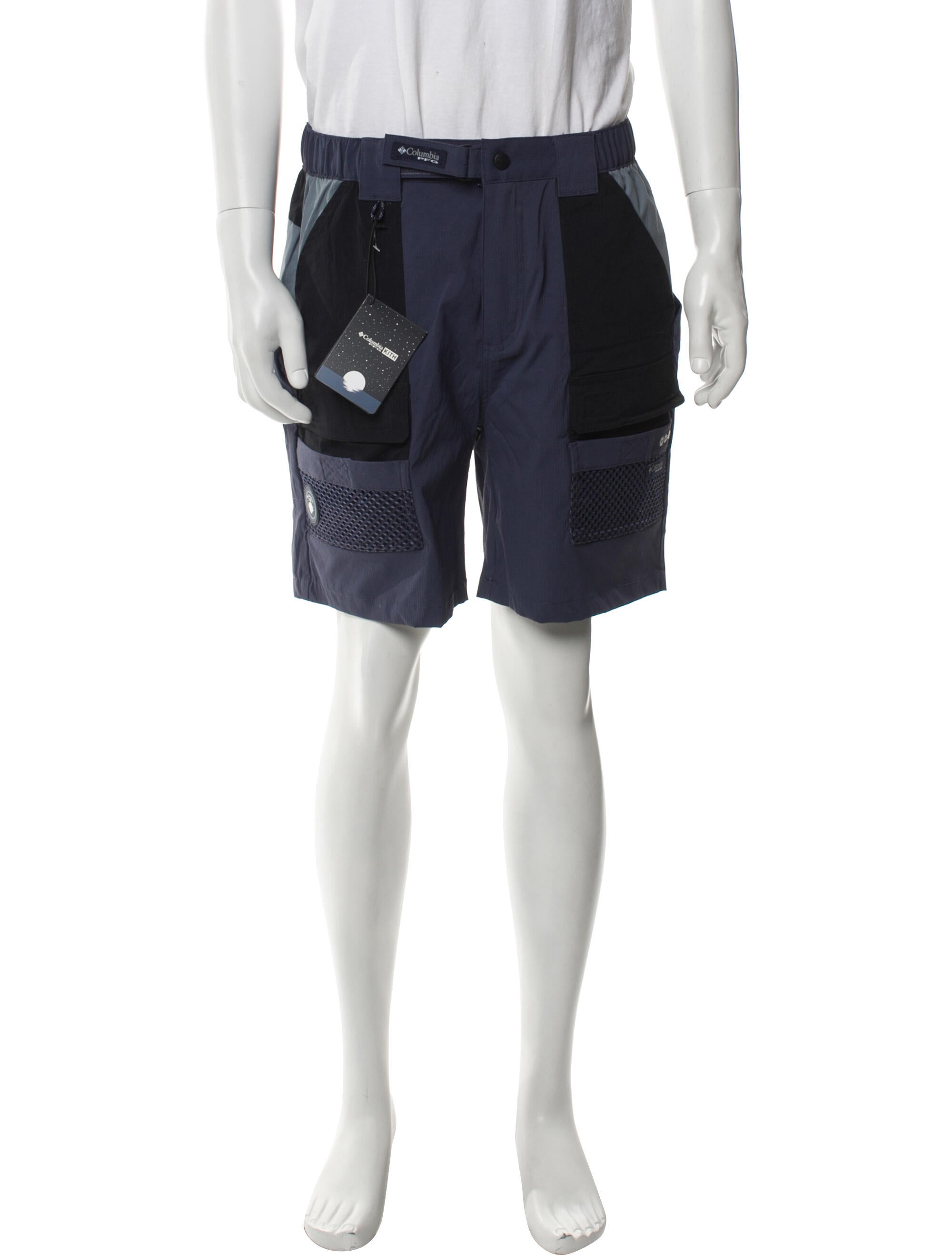 Kith x Columbia Colorblock Pattern Cargo Shorts w/ Tags