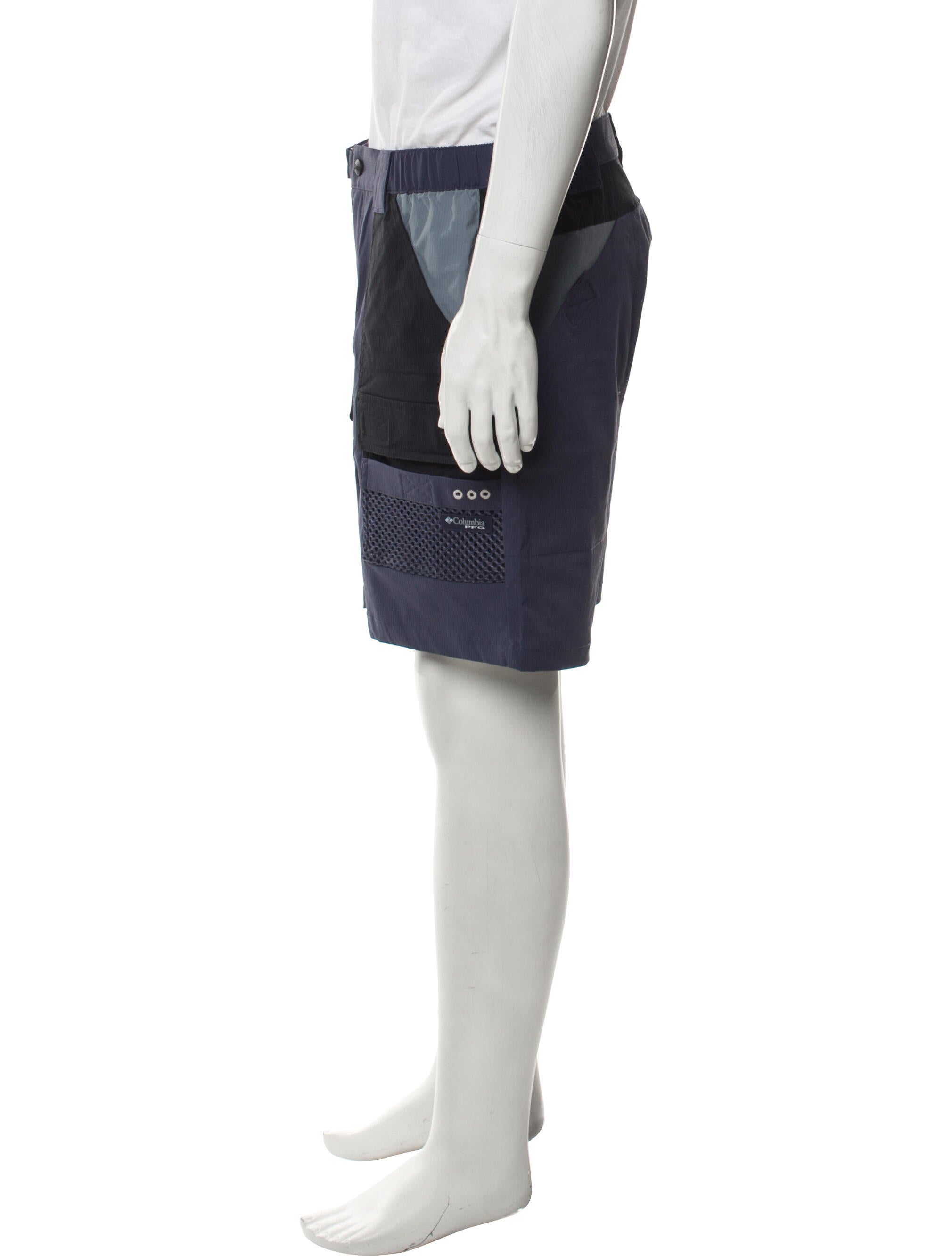 Kith x Columbia Colorblock Pattern Cargo Shorts w/ Tags