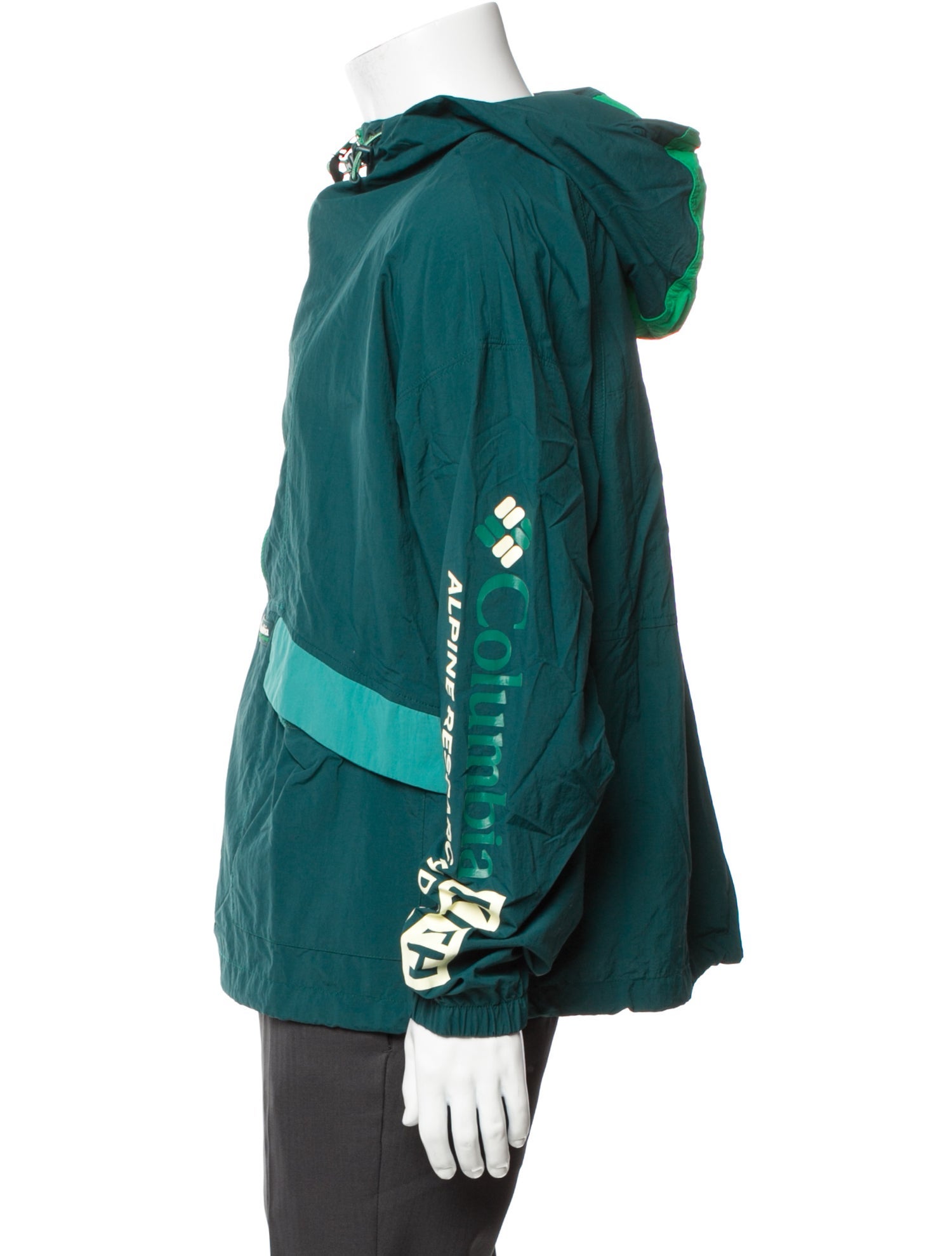 Kith x Columbia Colorblock Pattern Windbreaker