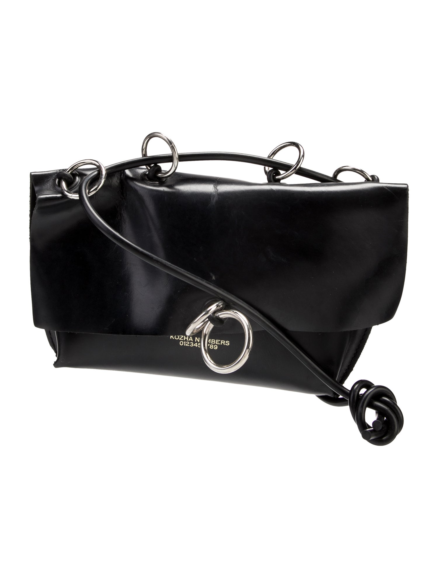 Kozha Numbers Leather Shoulder Bag