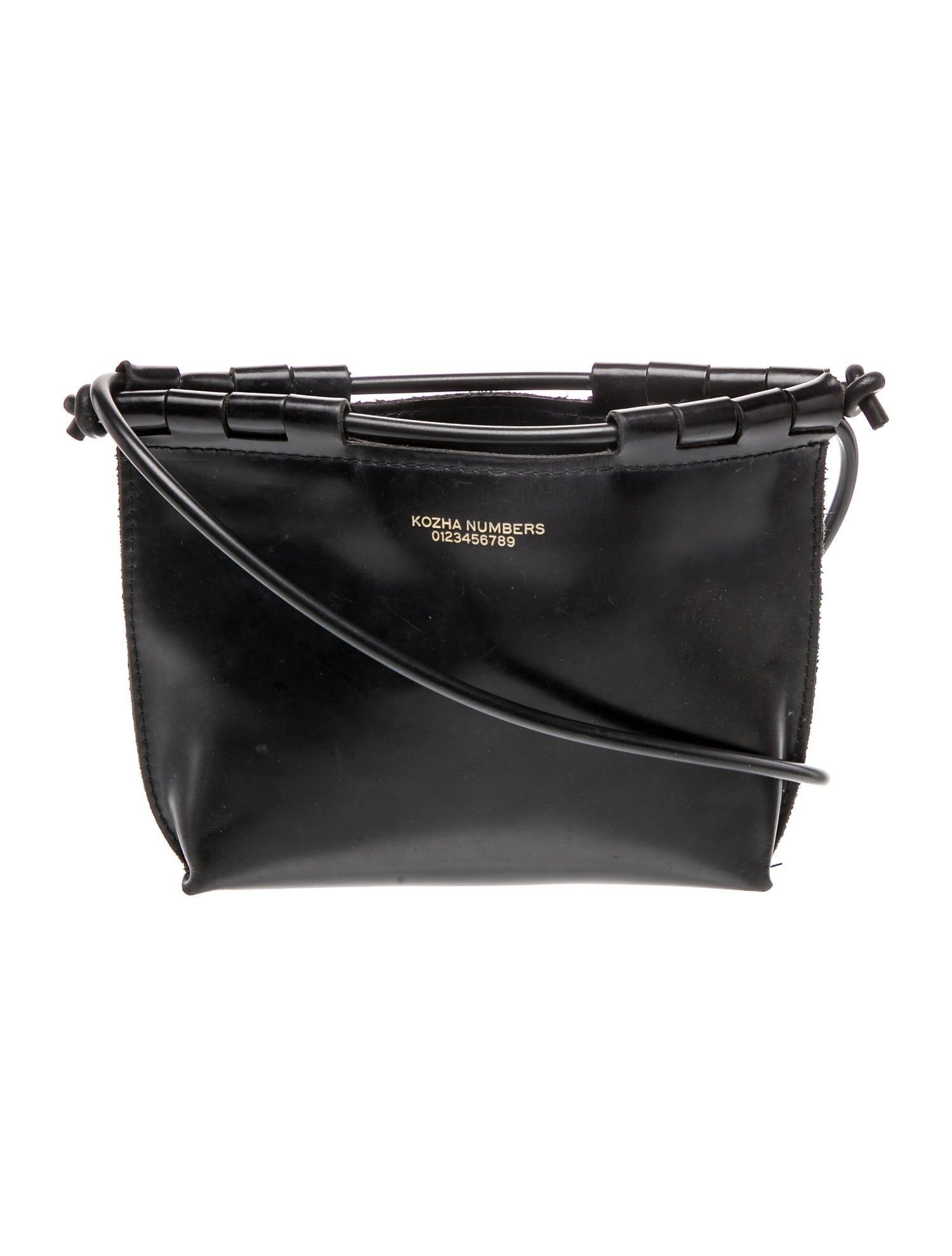 Kozha Numbers Leather Shoulder Bag