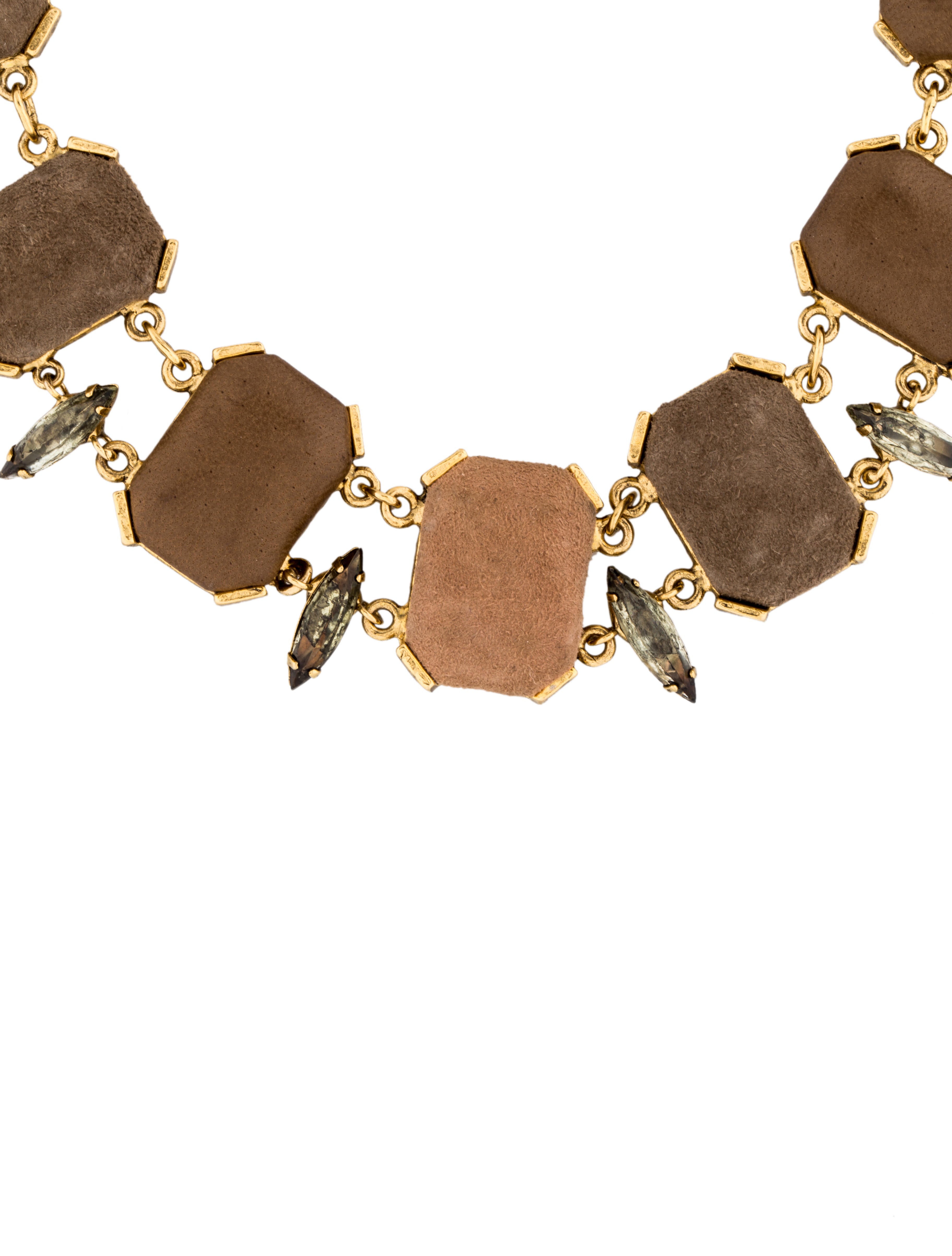 Lizzie Fortunato Suede Stone Necklace Necklaces WL020153 The RealReal