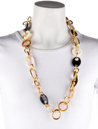 Lizzie Fortunato Resin Chain Necklace