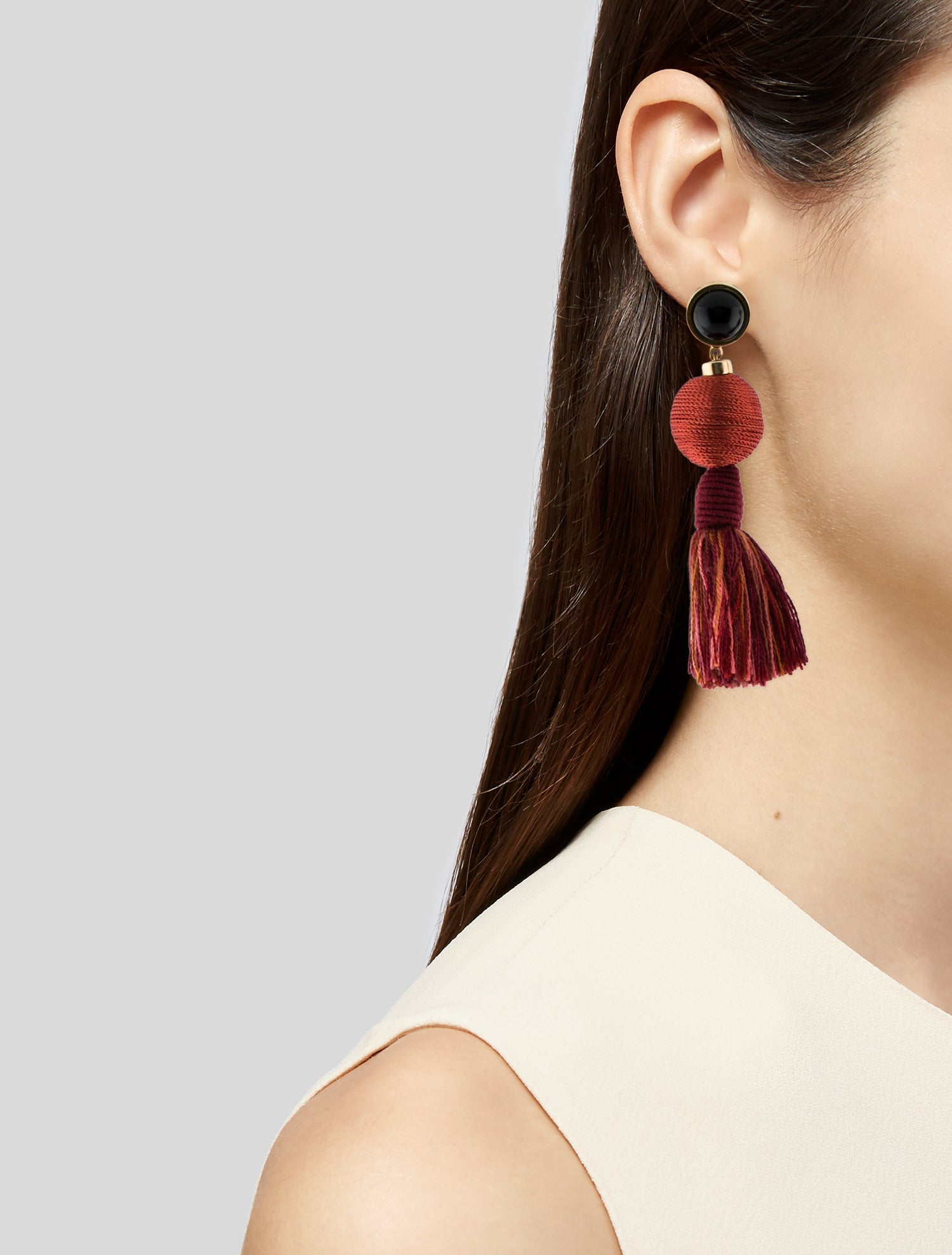 Lizzie Fortunato Thread Drop Earrings