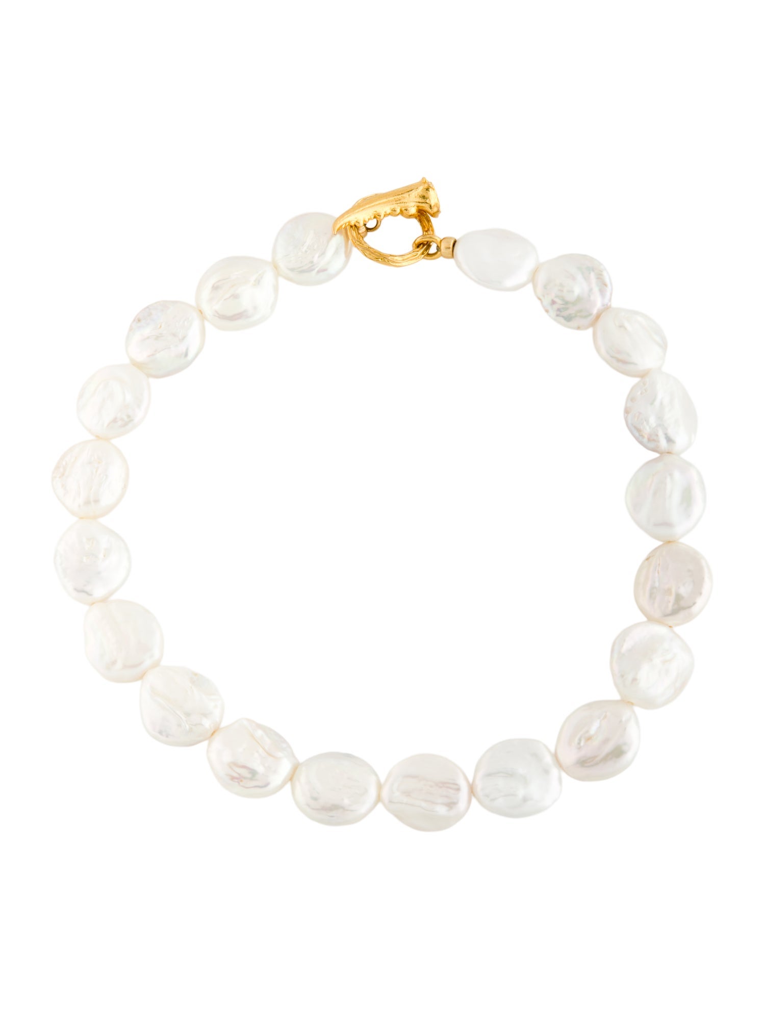 Lizzie Fortunato Pearl Collar Necklace