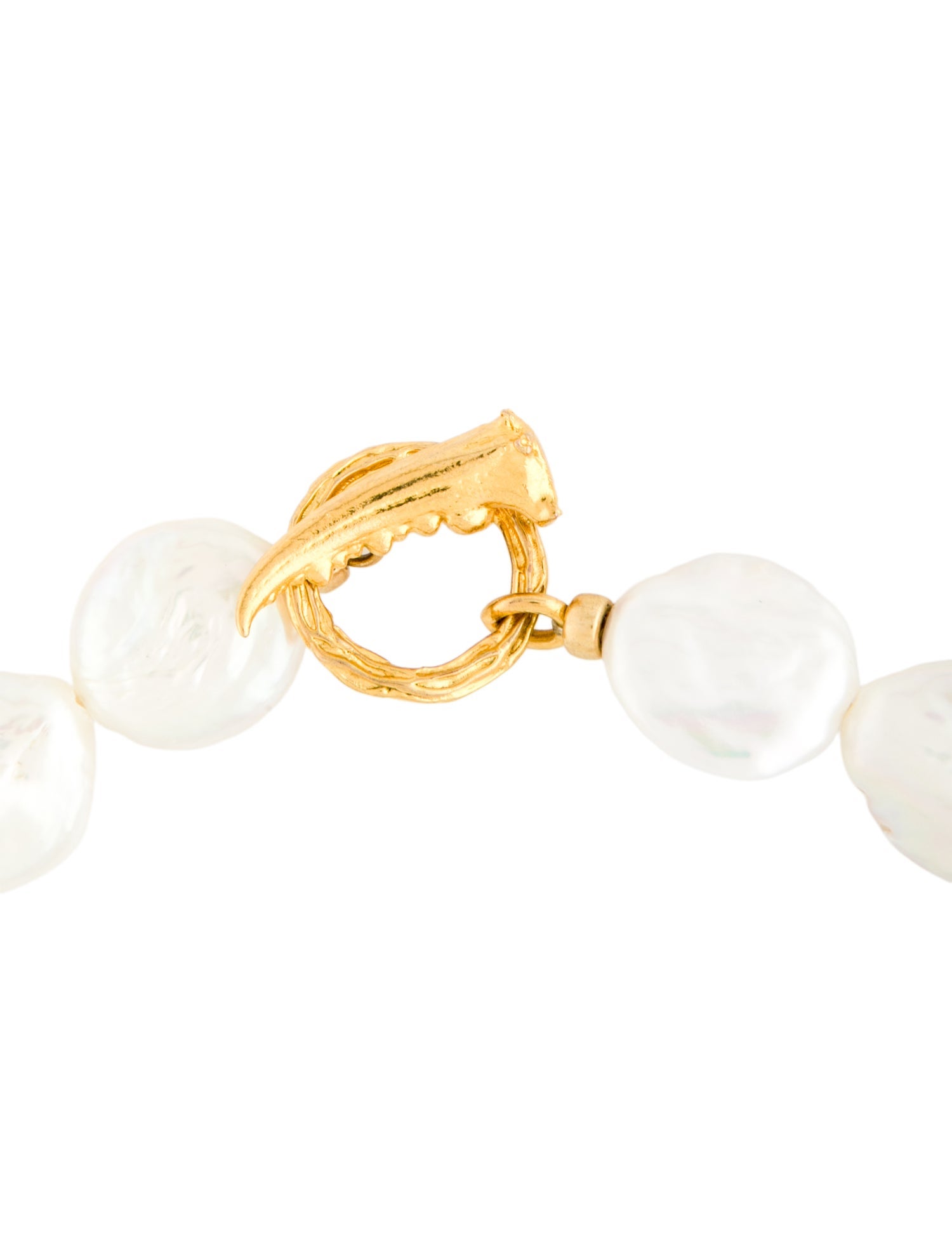 Lizzie Fortunato Pearl Collar Necklace