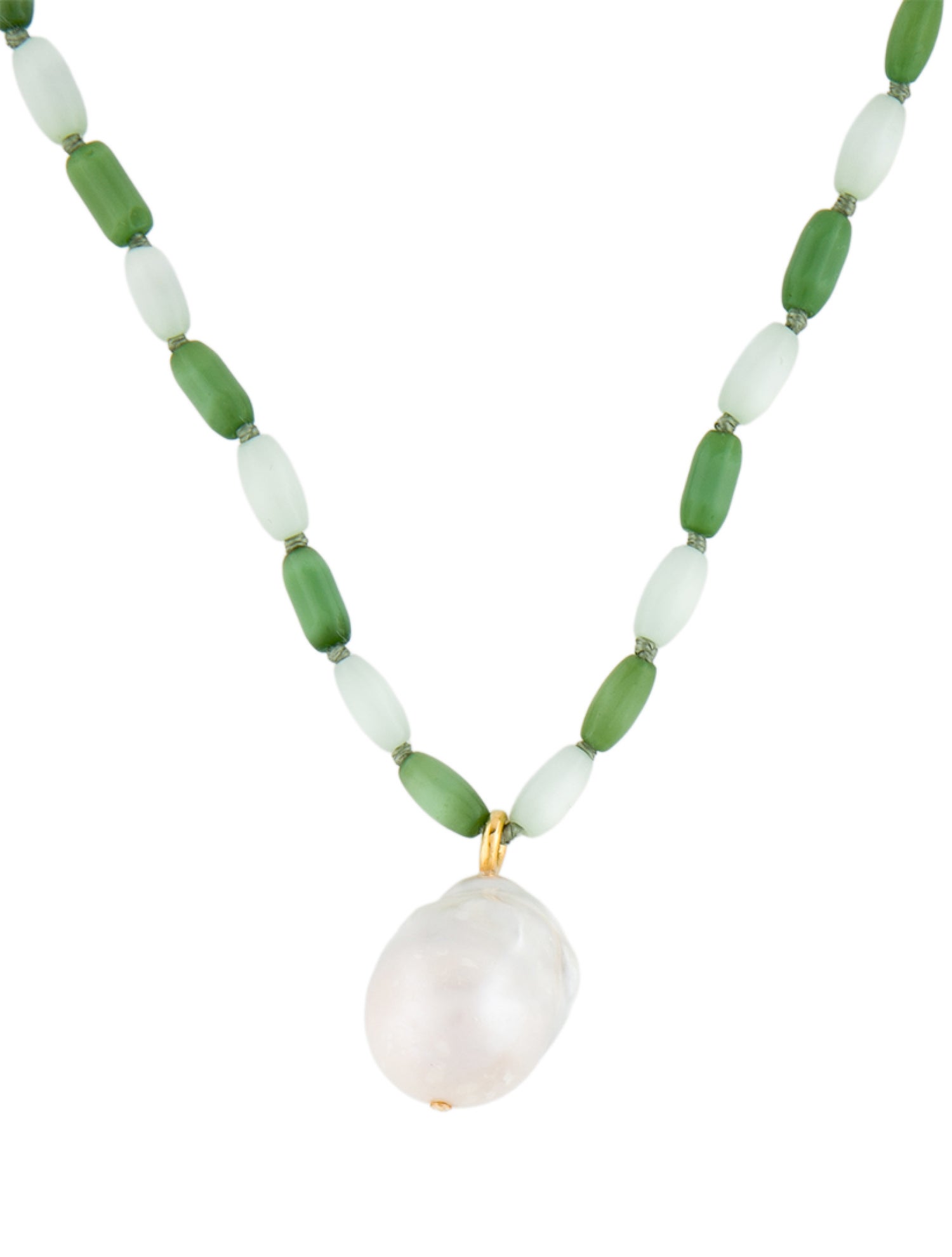 Lizzie Fortunato Pearl & Beaded 'Atlantic' Pendant Necklace