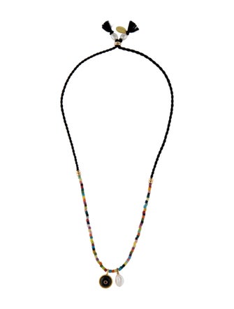 Lizzie Fortunato Pearl & Bead Bolo Necklace