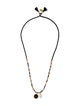 Lizzie Fortunato Pearl & Bead Bolo Necklace