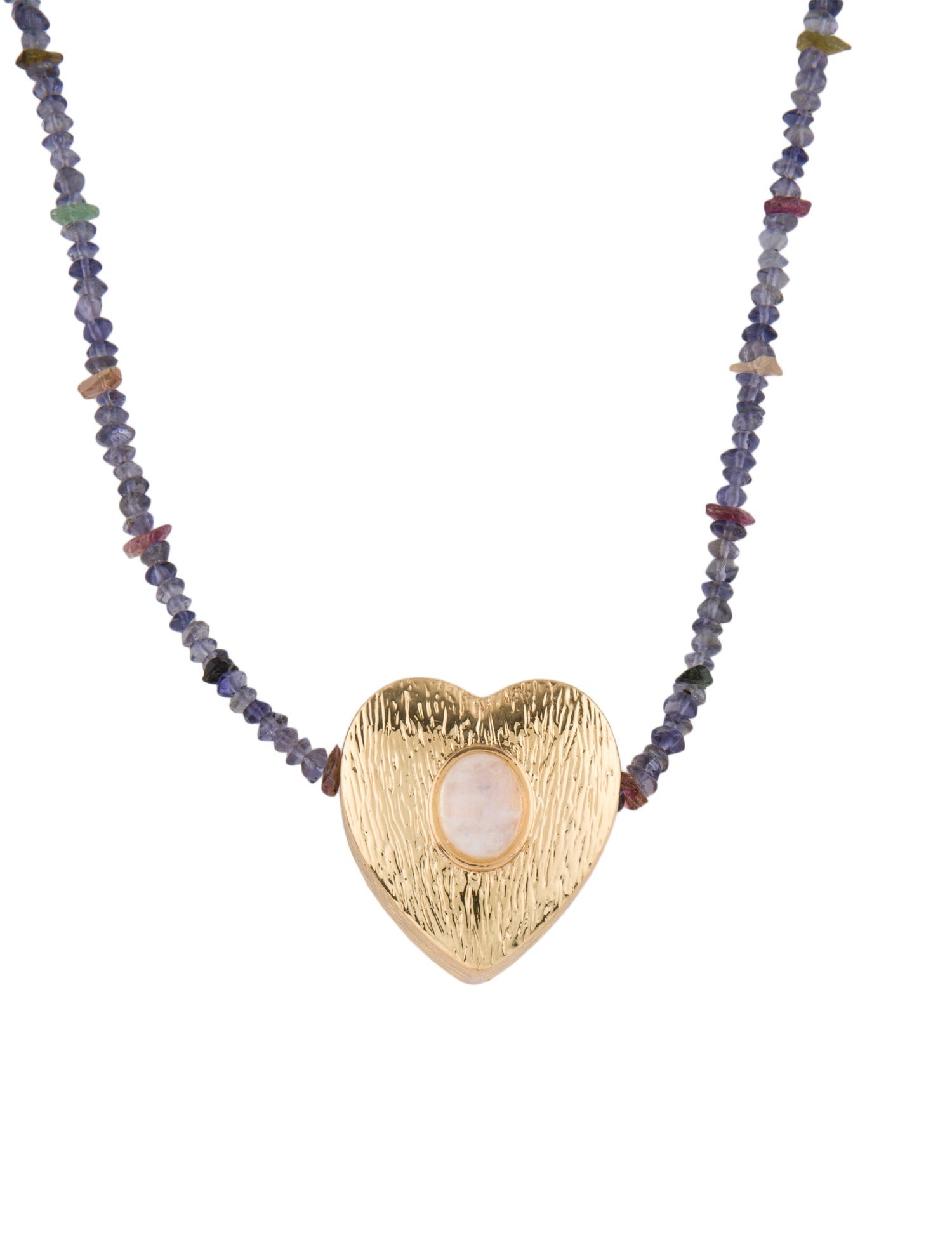 Lizzie Fortunato Heart Pendant Necklace