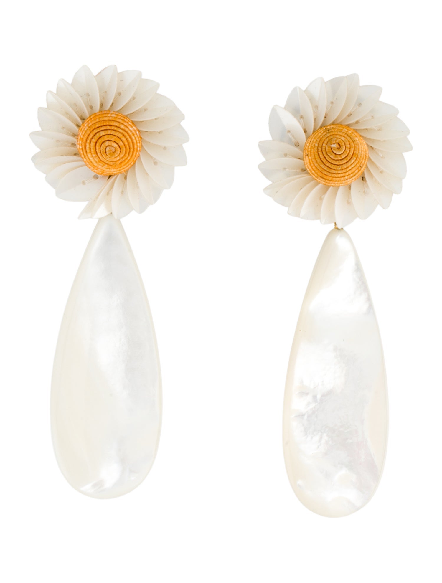 Lizzie Fortunato Fresh Cut Daisy Drop Earrings