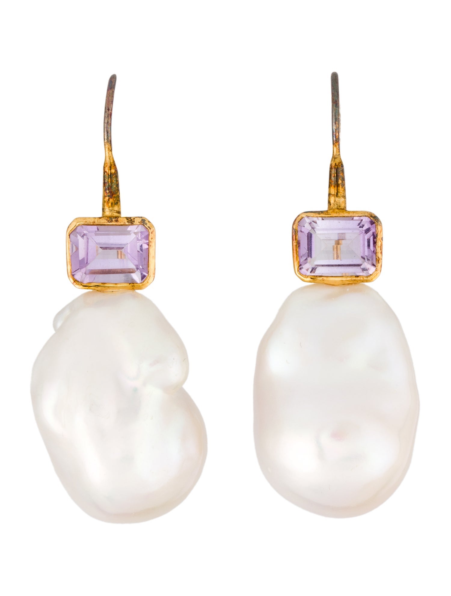 Lizzie Fortunato Faux Pearl and Crystal Drop Earrings