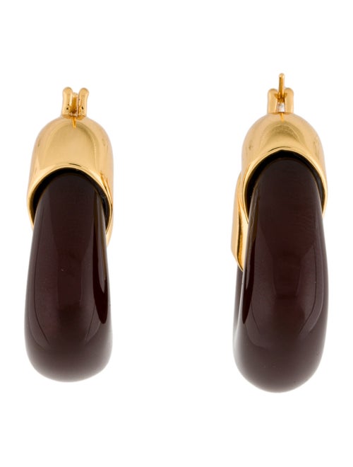 Lizzie Fortunato Resin Mini Hoop Earrings