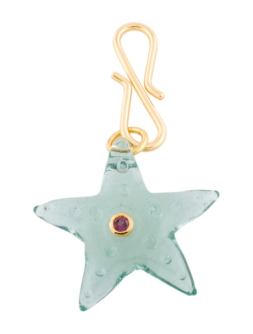 Lizzie Fortunato Glass Starfish Pendant