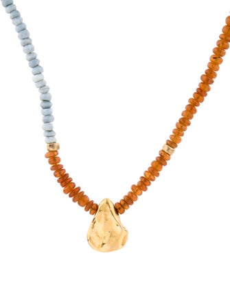 Lizzie Fortunato Pyramid Peak Pendant Necklace