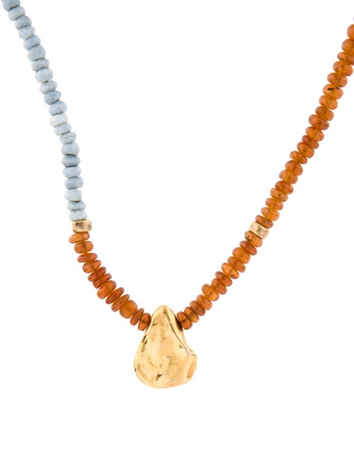 Lizzie Fortunato Pyramid Peak Pendant Necklace