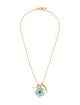Lizzie Fortunato Pearl, Rhodolite & Dyed Chalcedony Charm Pendant Necklace