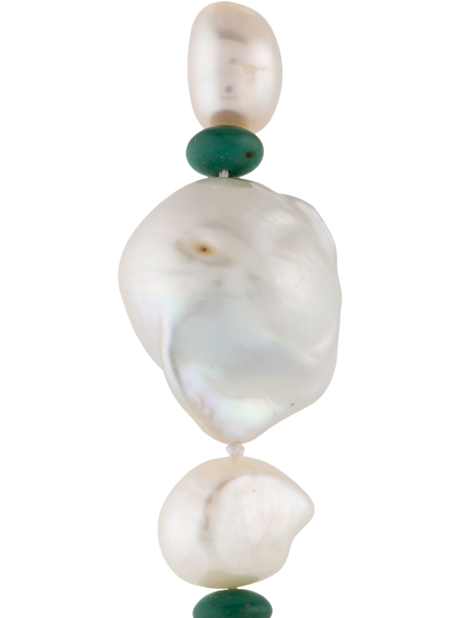 Lizzie Fortunato Pearl Chain Necklace