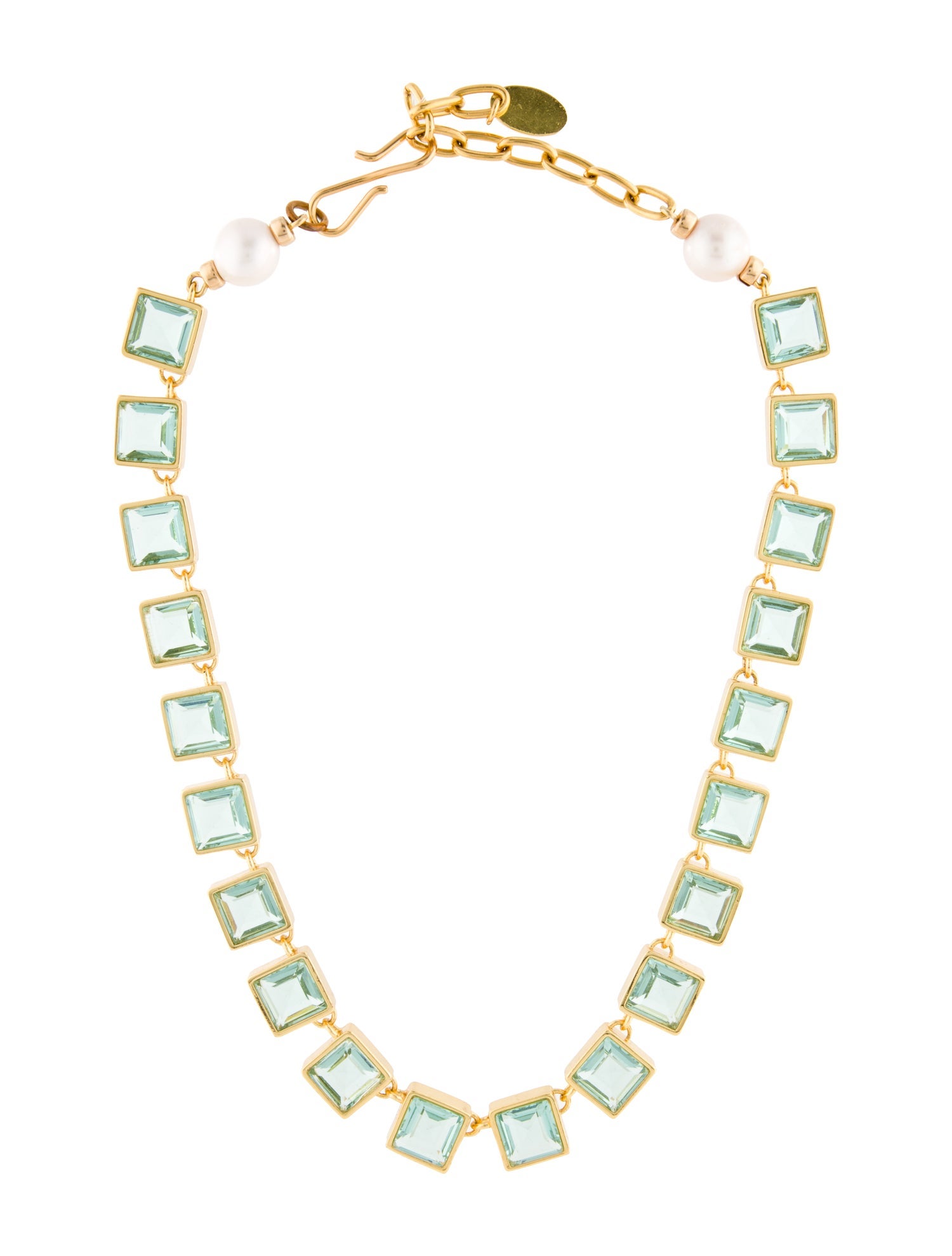 Lizzie Fortunato Pearl & Crystal Collar Necklace