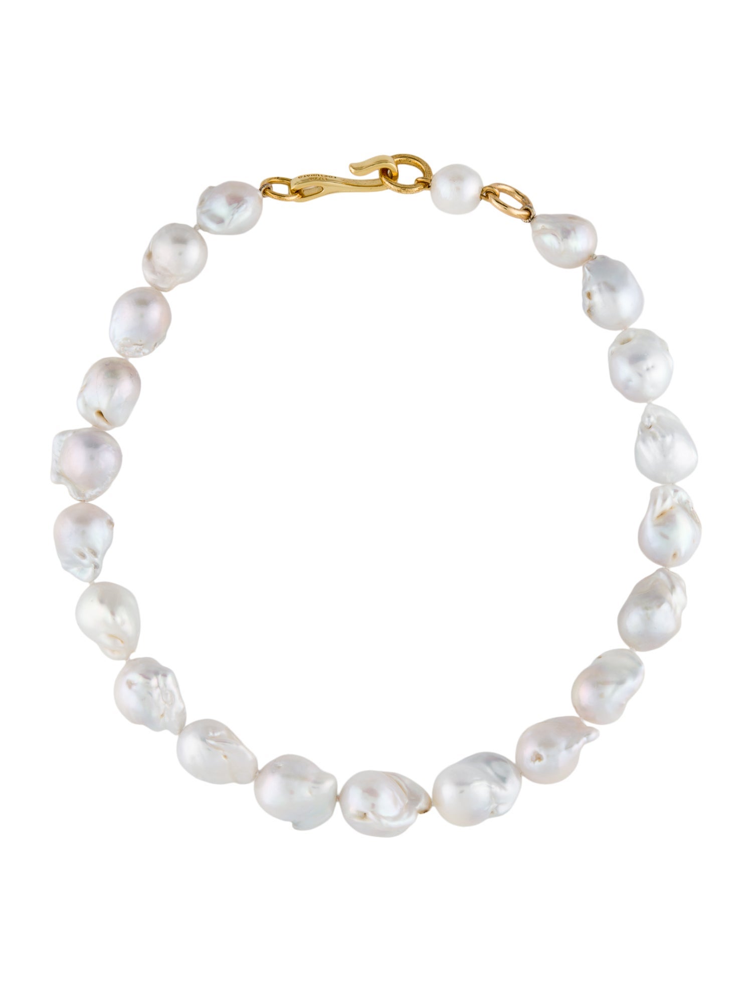Lizzie Fortunato Pearl Claude Bead Necklace