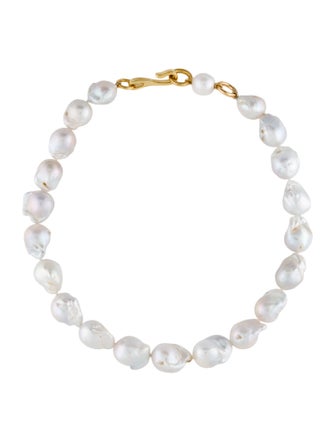 Lizzie Fortunato Pearl Claude Bead Necklace