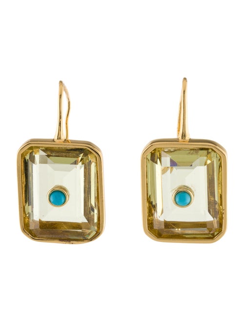 Lizzie Fortunato Tile Drop Earrings