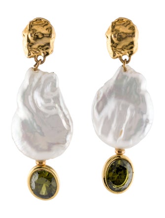 Lizzie Fortunato Pearl Lovell Drop Earrings