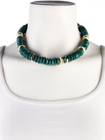 Lizzie Fortunato Stone Bead Collar Necklace