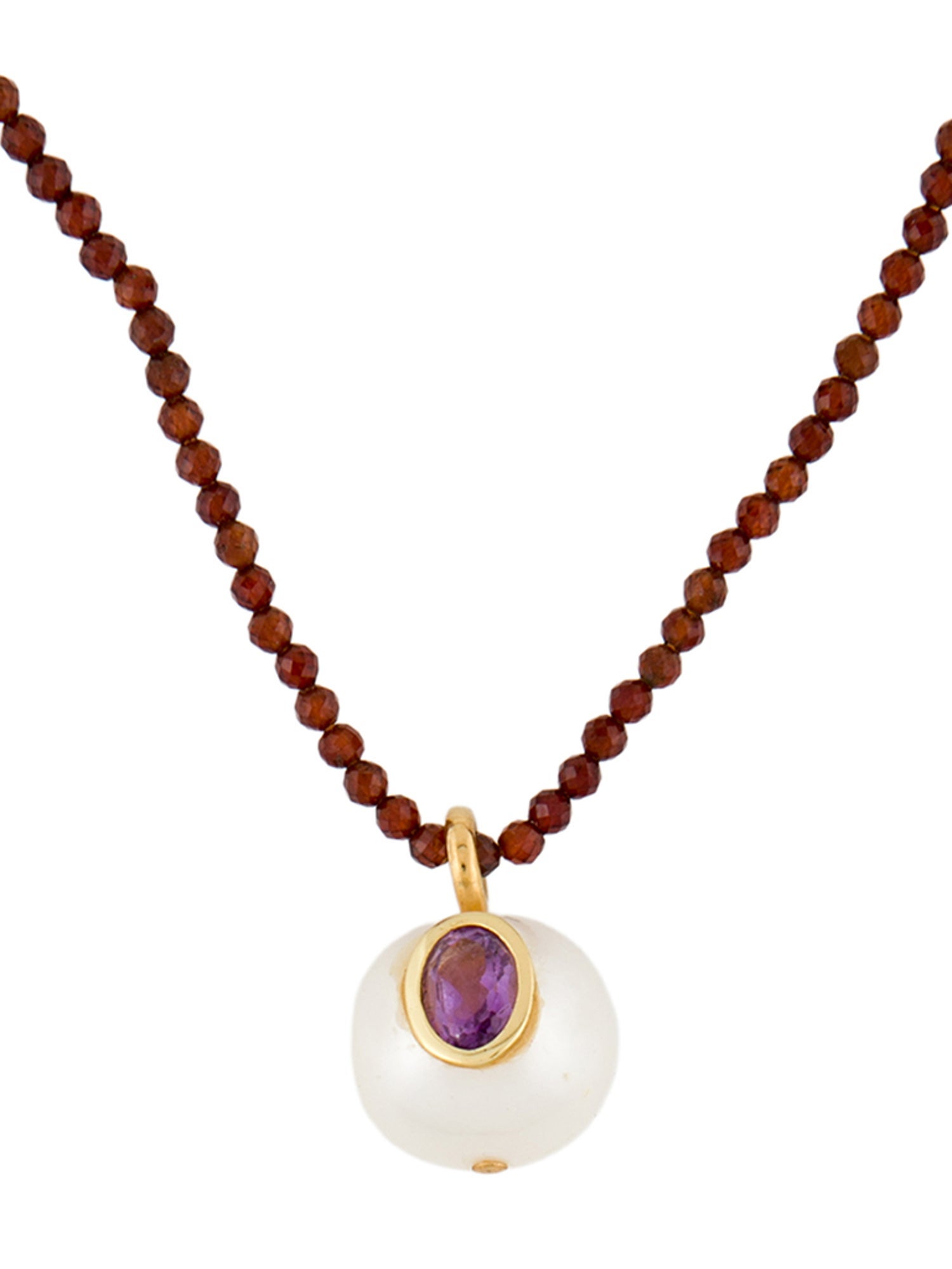 Lizzie Fortunato Pearl Castillo Pendant Necklace