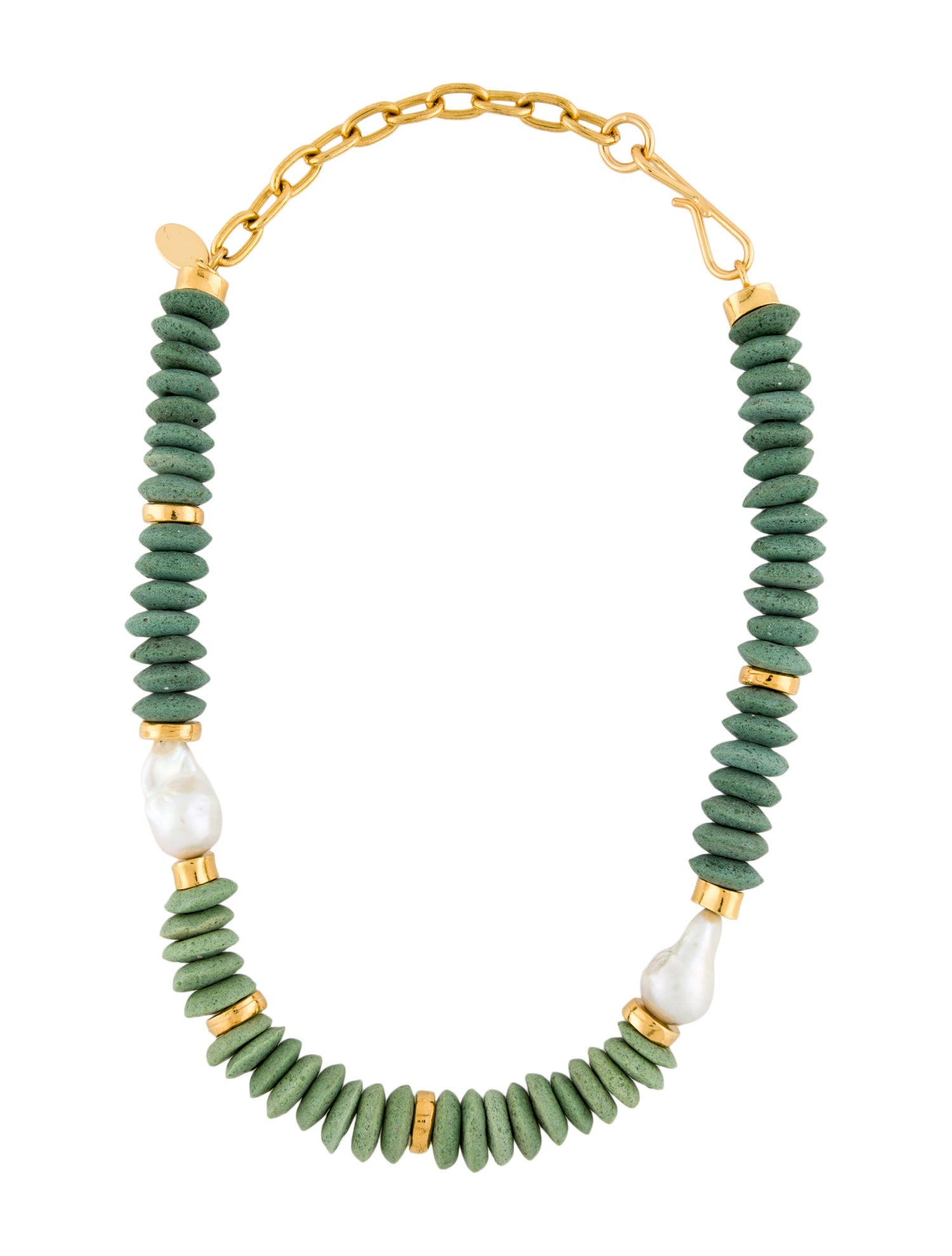 Lizzie Fortunato Pearl & Glass Necklace