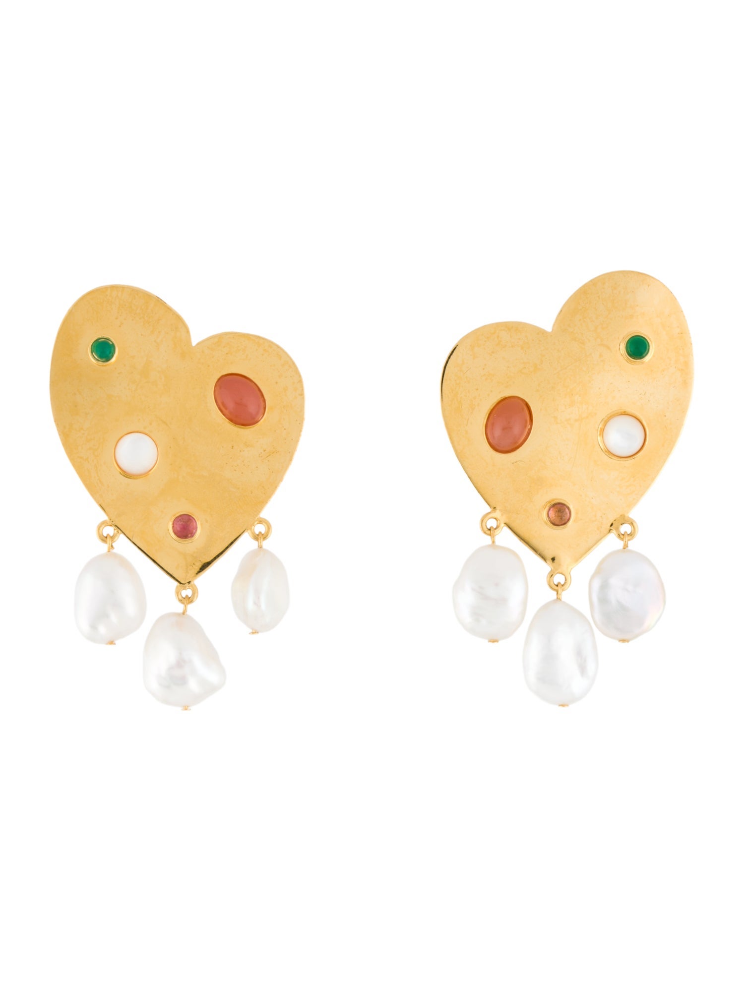 Lizzie Fortunato Crystal & pearl Divina Drop Earrings
