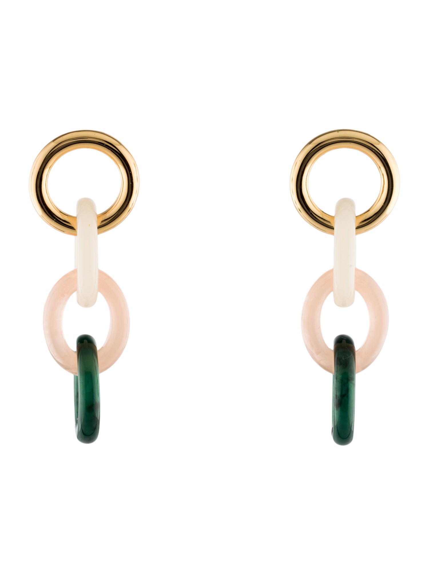 Lizzie Fortunato Strawberry Link Drop Earrings