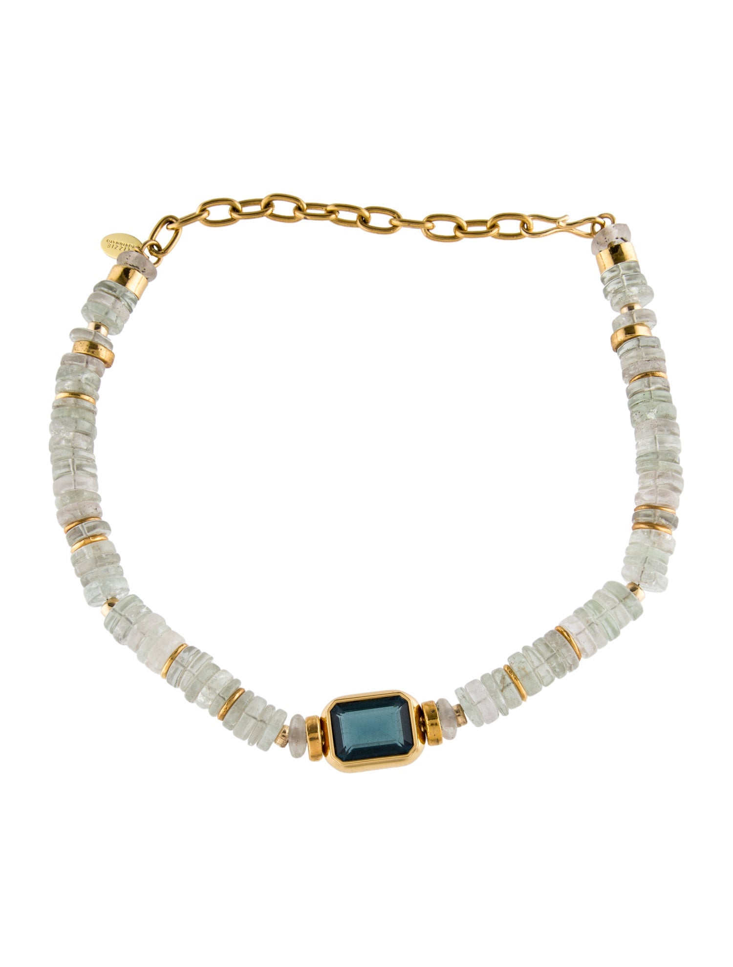 Lizzie Fortunato Glass & Beaded Goddess Collar Necklace
