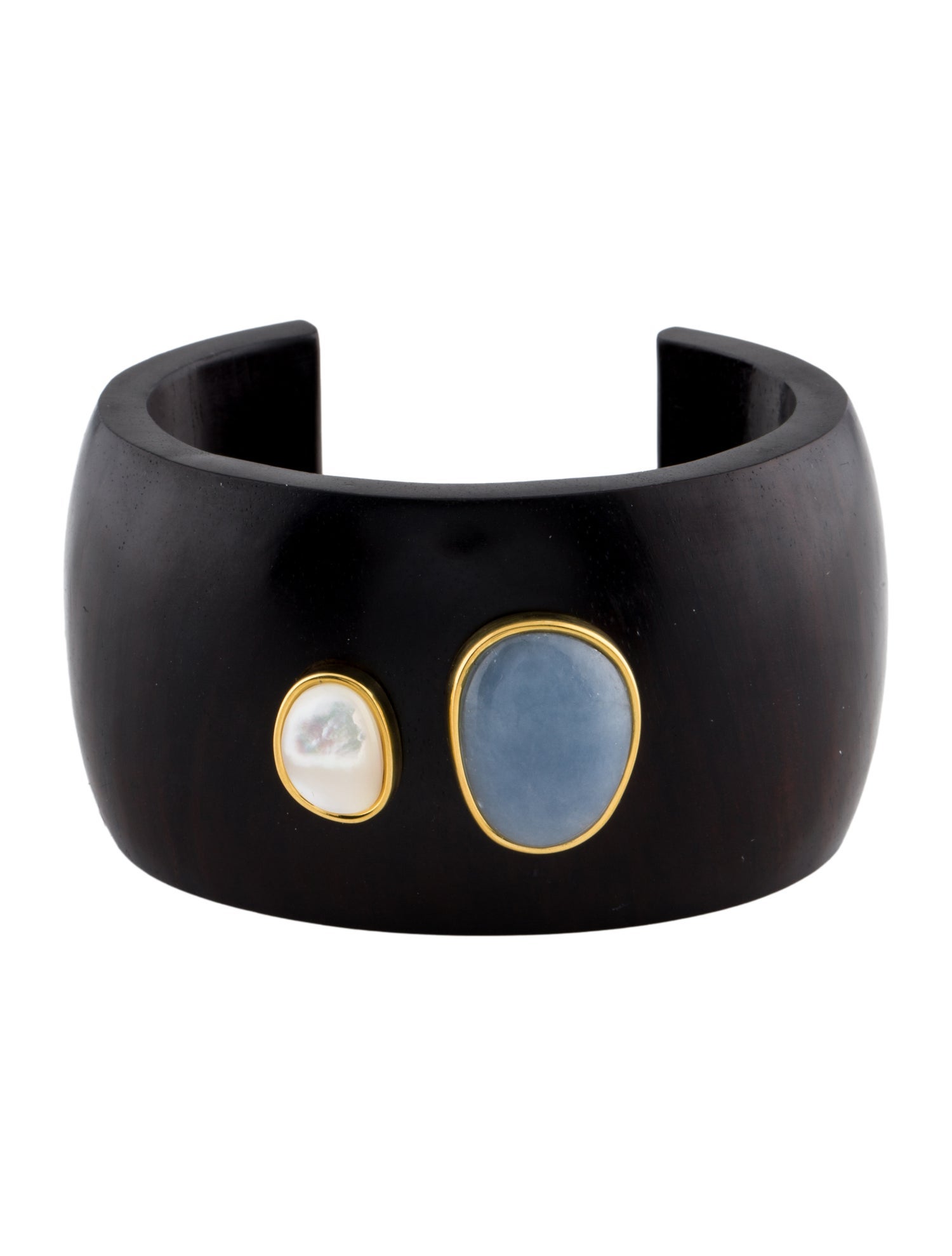Lizzie Fortunato Mother of Pearl Lanna Cuff Bracelet