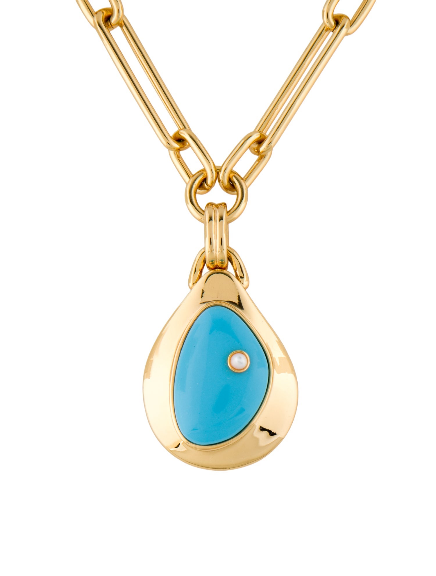Lizzie Fortunato Pond Pendant Necklace