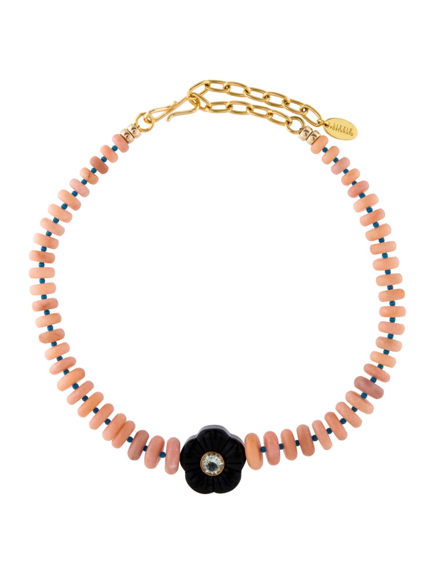 Lizzie Fortunato Peach Blossom Necklace