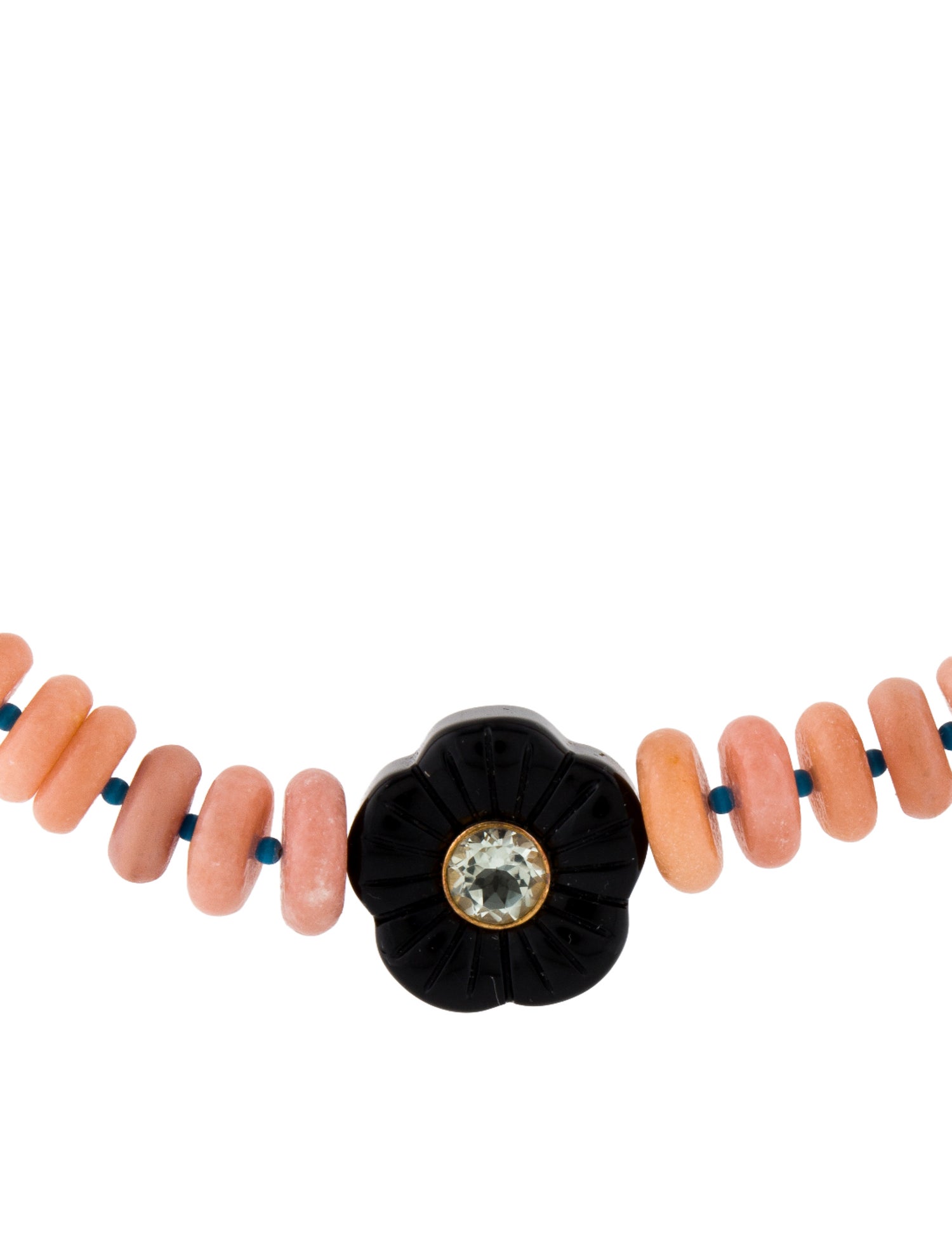 Lizzie Fortunato Peach Blossom Necklace
