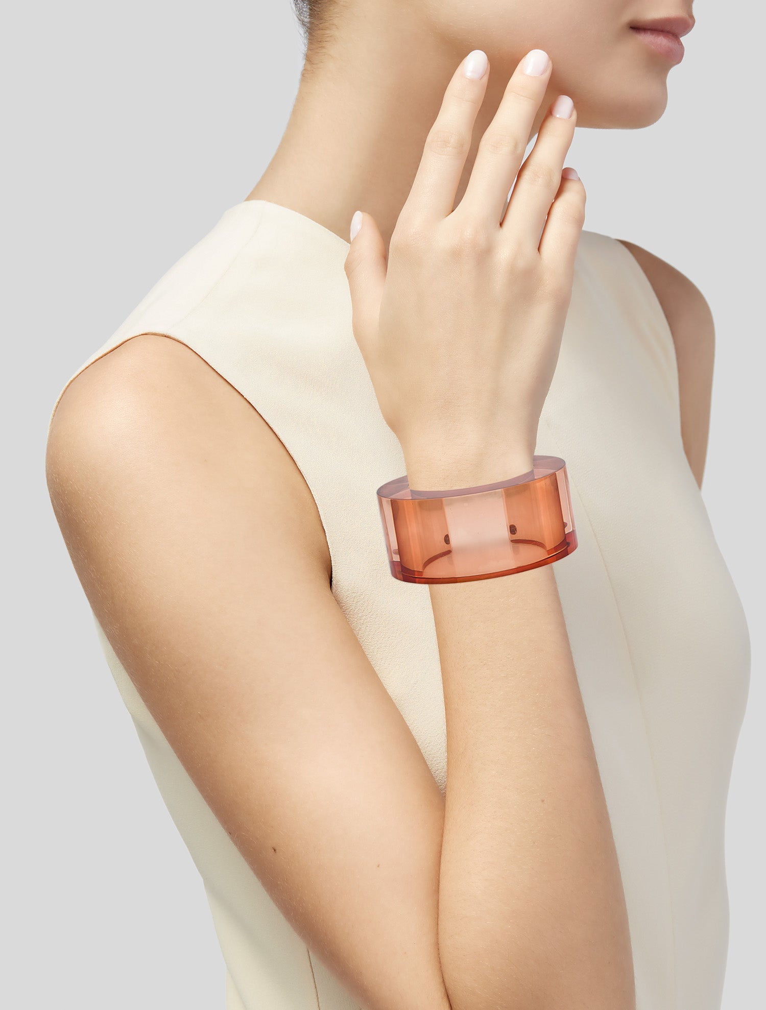 Lizzie Fortunato Resin Postmodern Cuff Bracelet