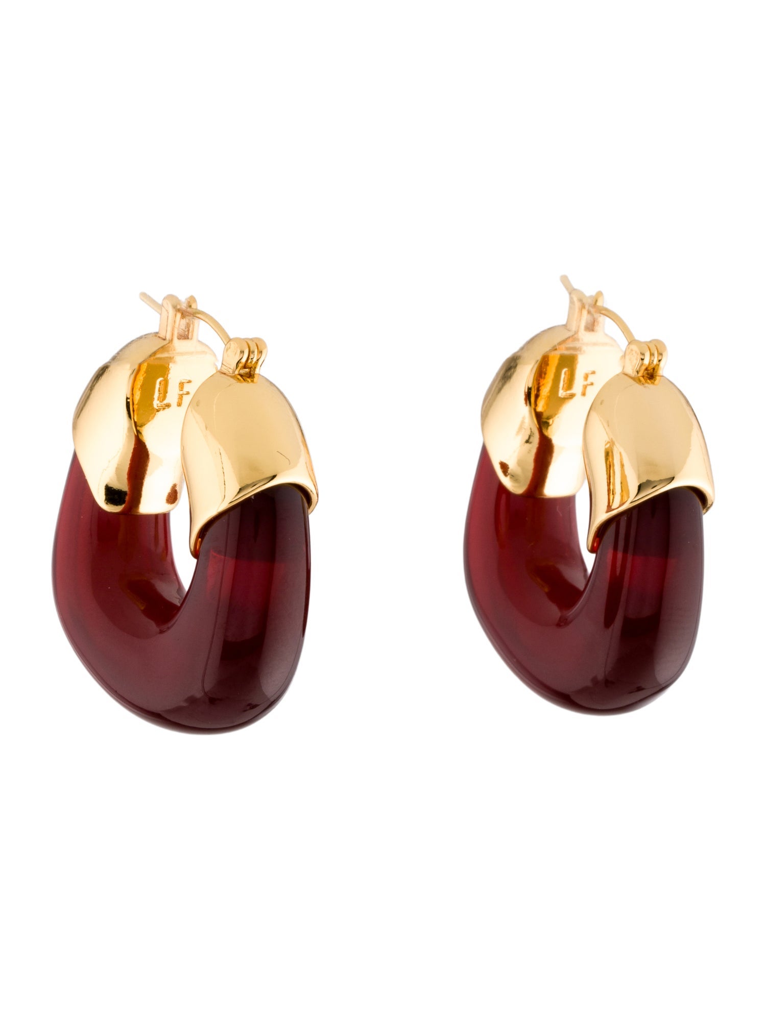 Lizzie Fortunato Resin Hoop Earrings