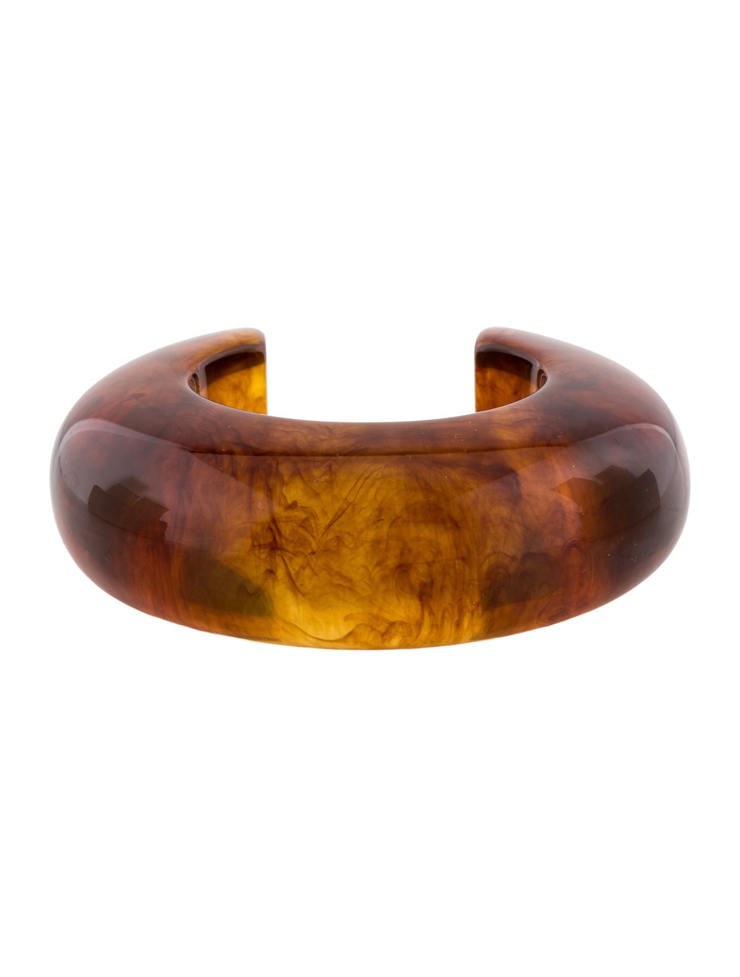 Lizzie Fortunato Resin Arc Cuff Bracelet