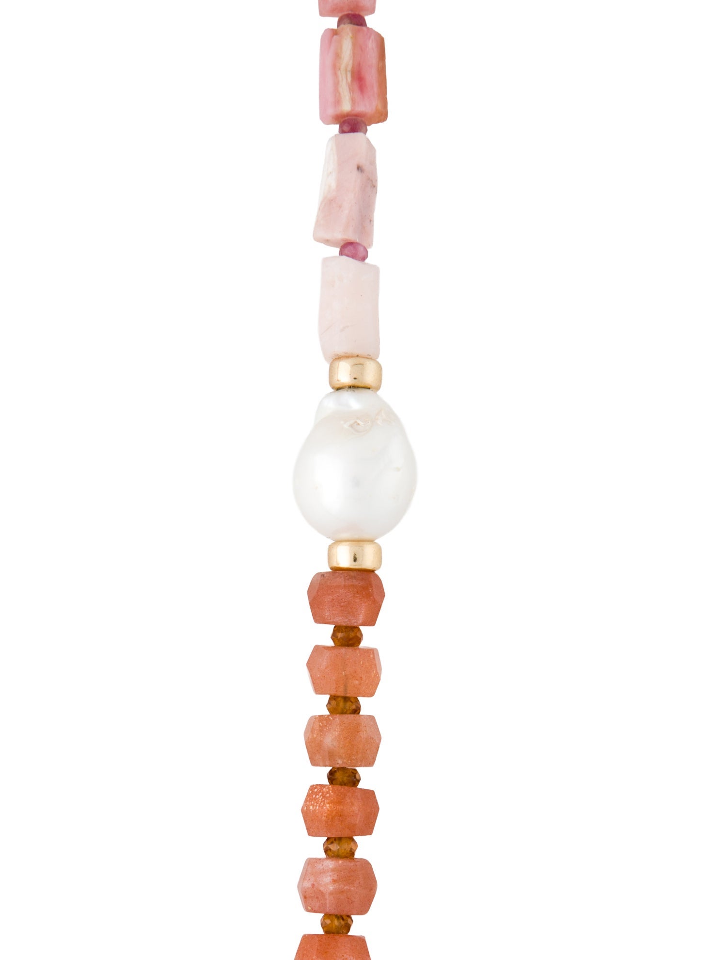 Lizzie Fortunato Stone, Bead & Pearl Cabana Bead Strand Necklace
