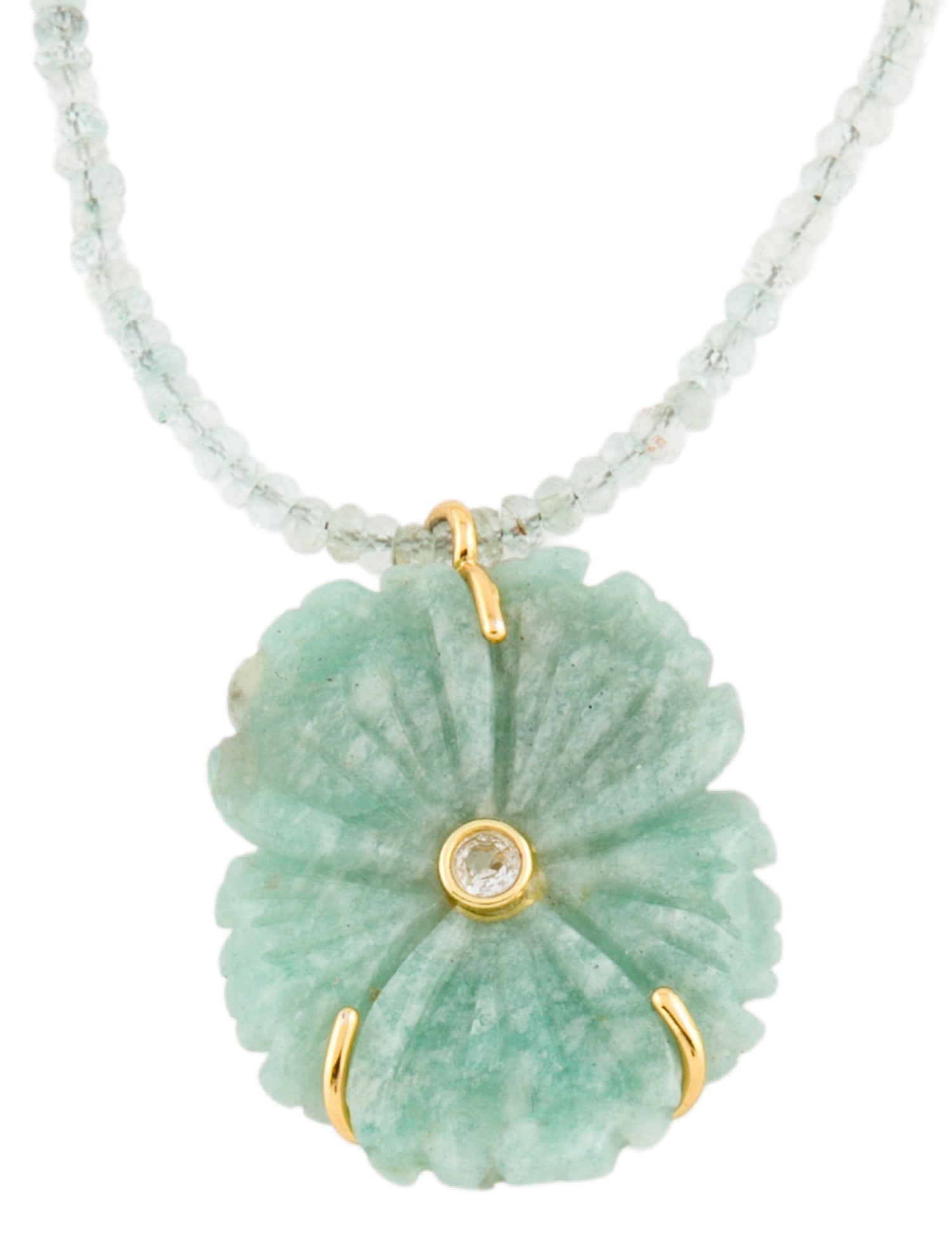 Lizzie Fortunato Stone & Crystal Pendant Necklace