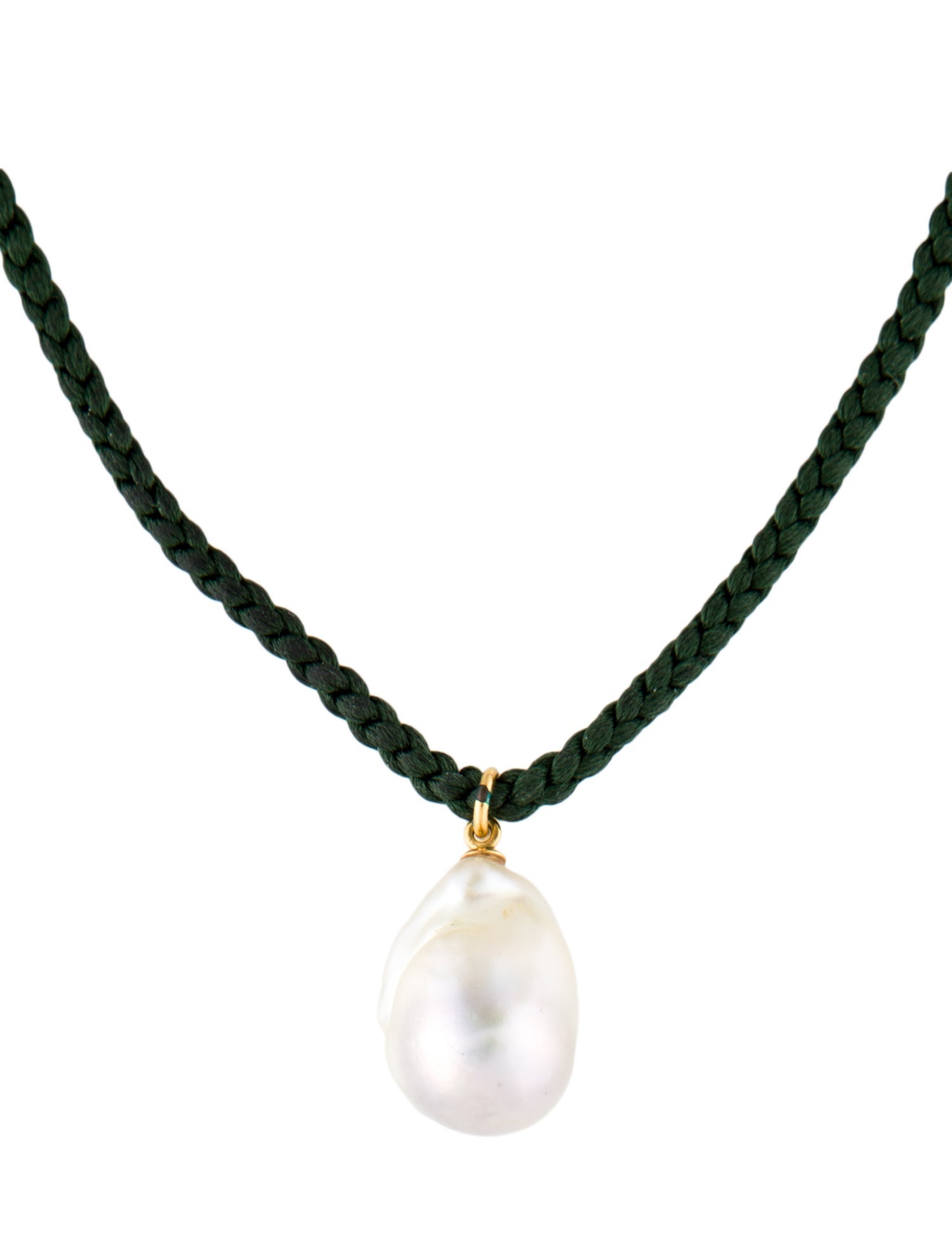 Lizzie Fortunato Pearl & Thread Collar Pendant Necklace