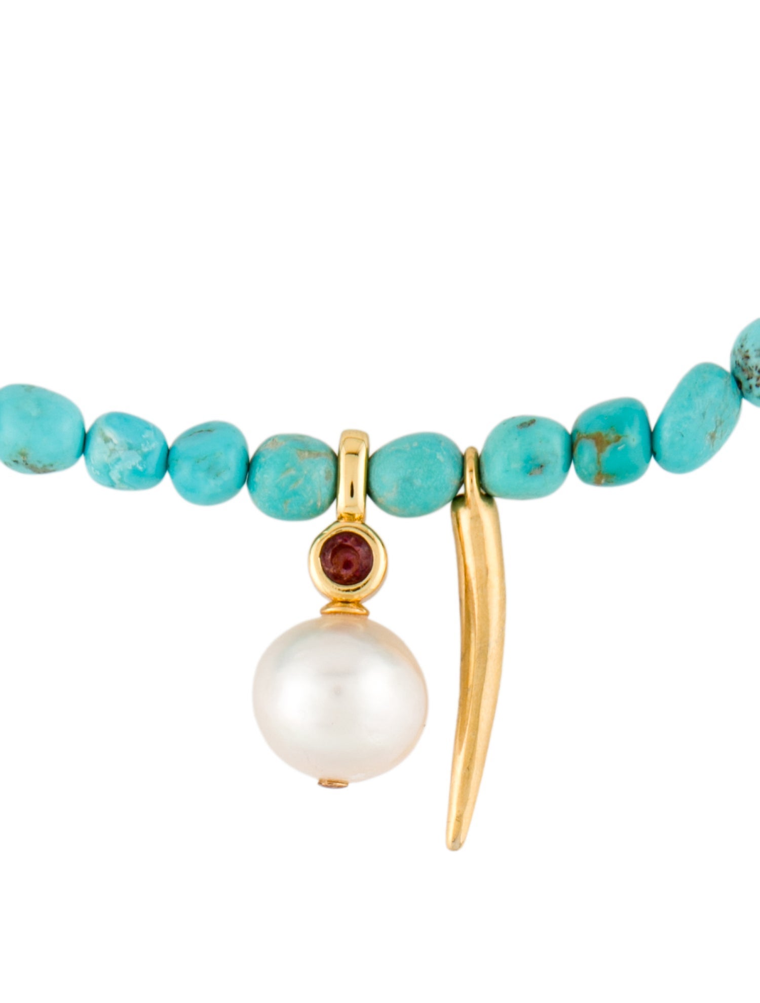 Lizzie Fortunato Pearl & Crystal Beaded Pendant Necklace