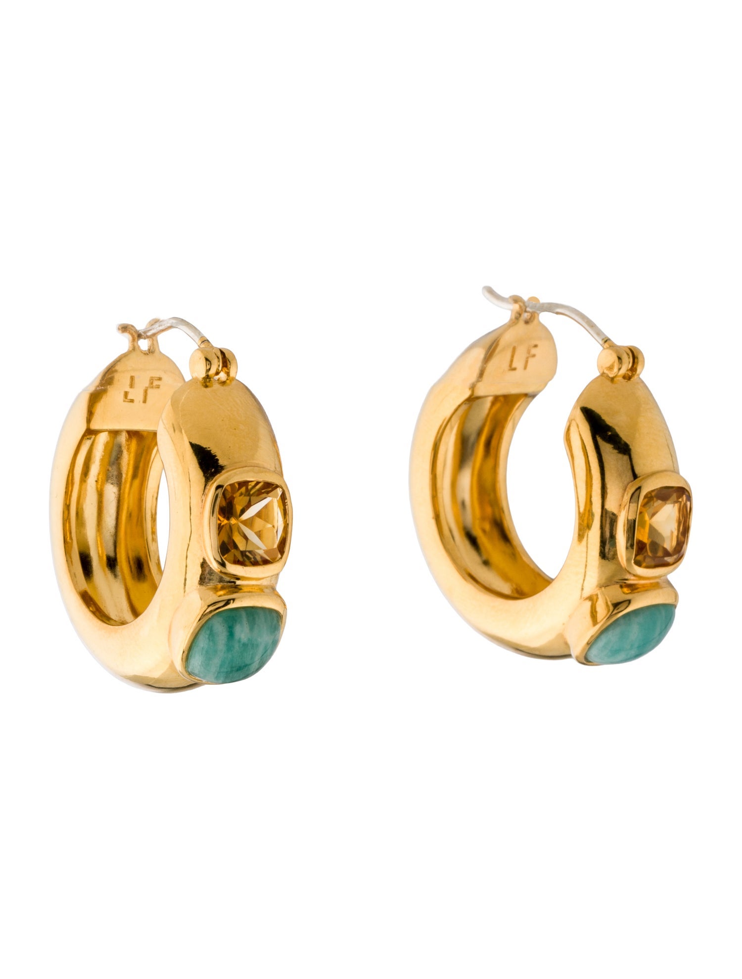 Lizzie Fortunato Piet Hoop Earrings