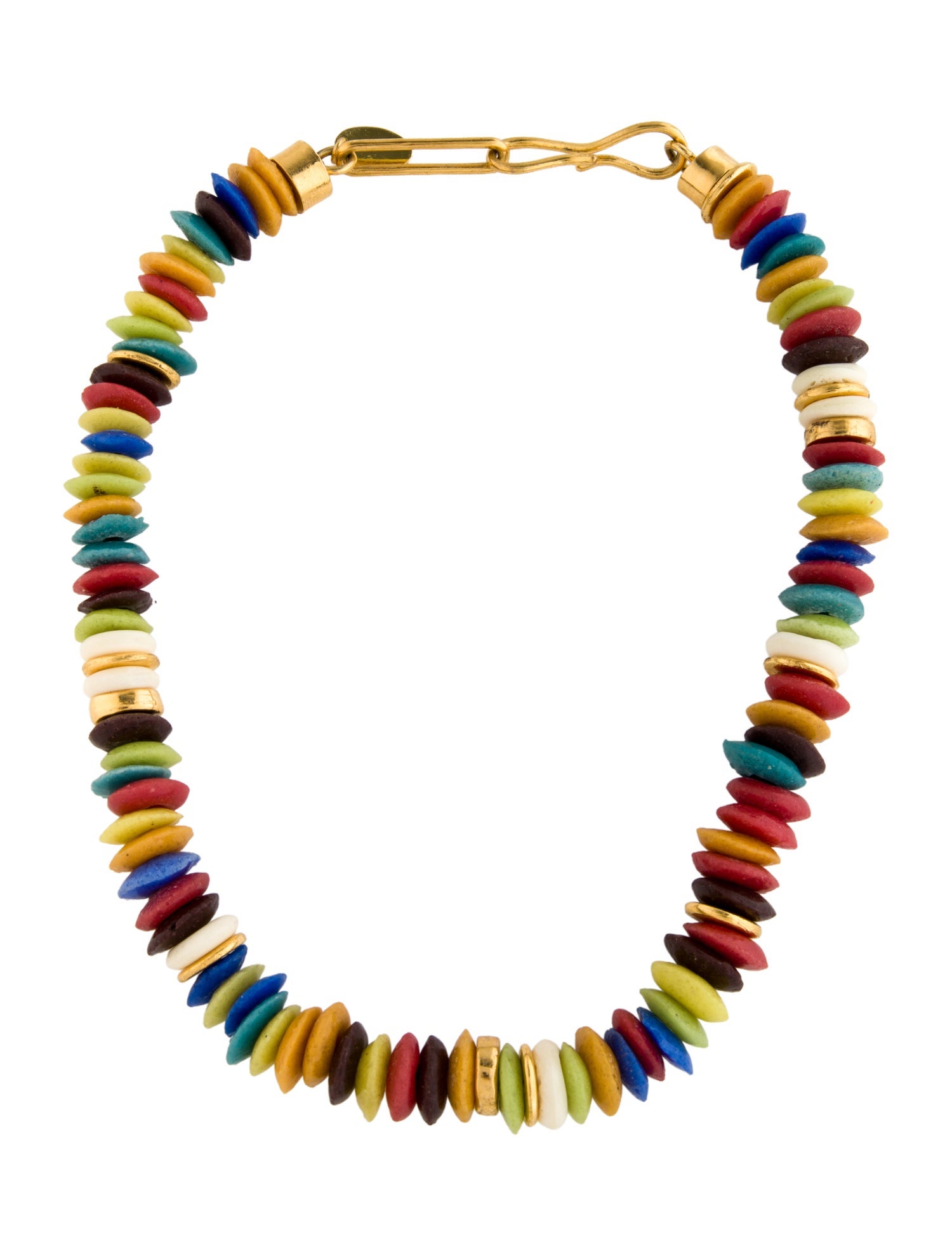 Lizzie Fortunato Glass Bead Laguna Collar Necklace