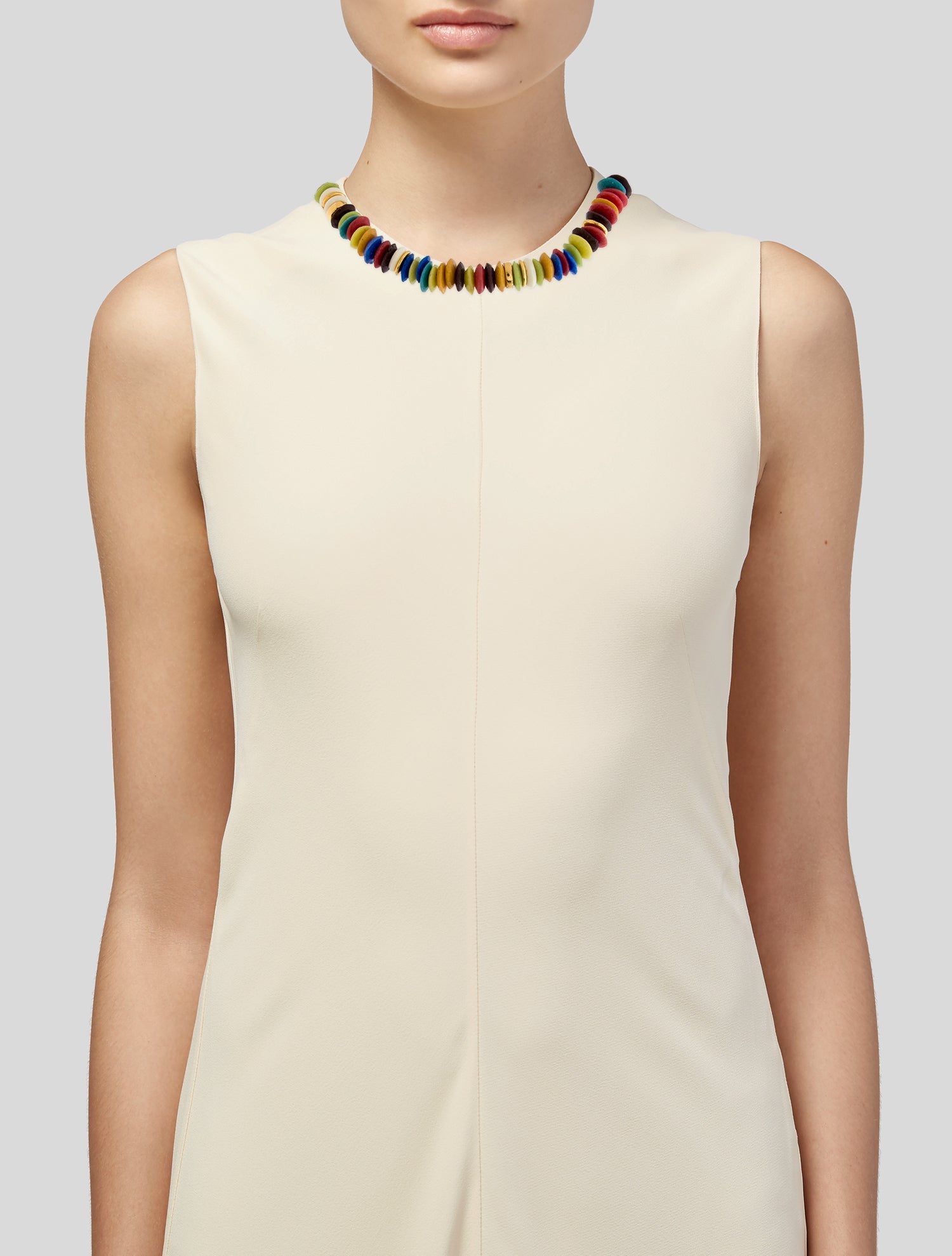 Lizzie Fortunato Glass Bead Laguna Collar Necklace