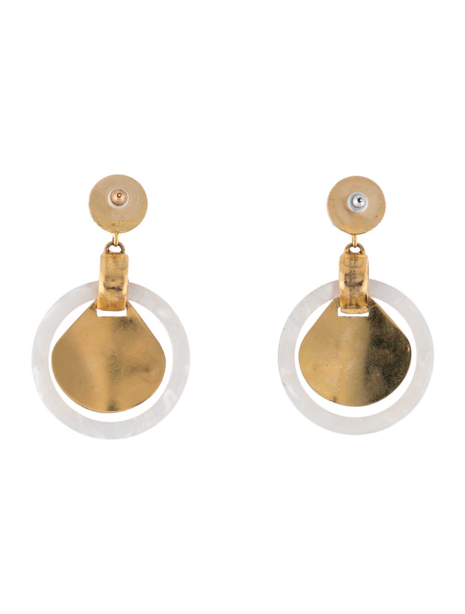 Lizzie Fortunato Mother Of Pearl & Resin Sun-Washed Drop Earrings